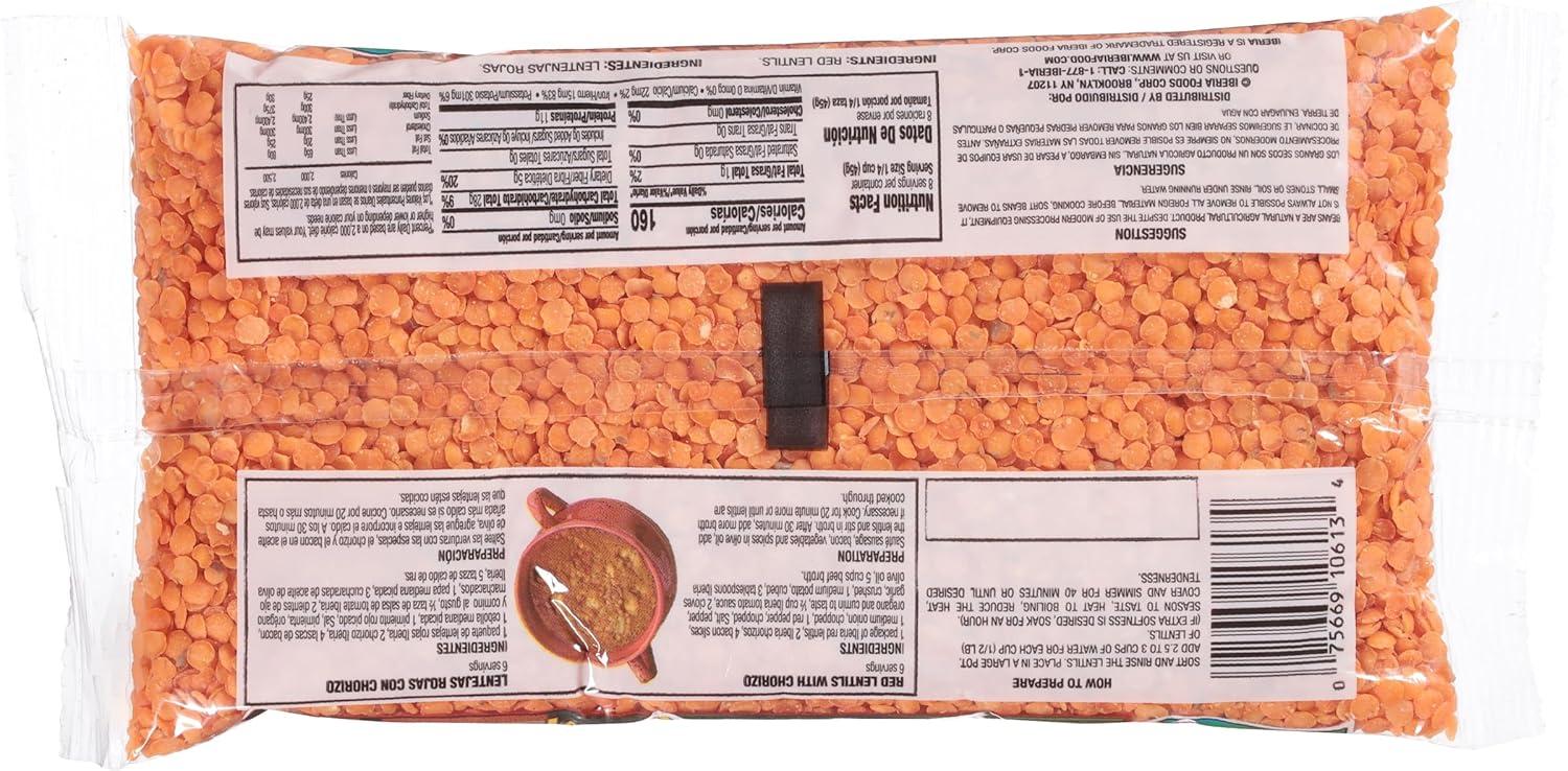 image:imageIberia Red Lentil Beans 12 Ounce12 Ounce Pack of 1