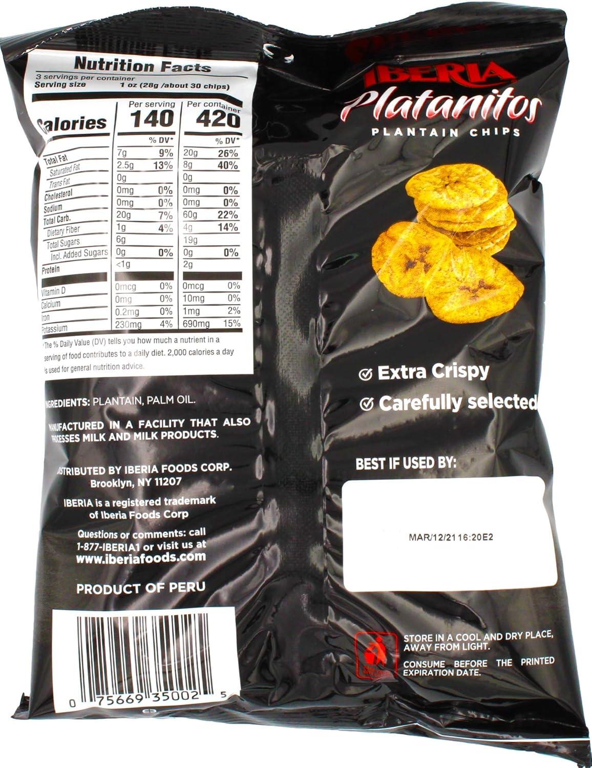image:imageIberia Tostones Plantain Chips 2 Ounce Pack of 243 Ounce Pack of 24