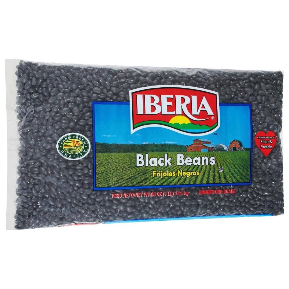 image:imageIberia Black Beans 4lb64 Ounce Pack of 1