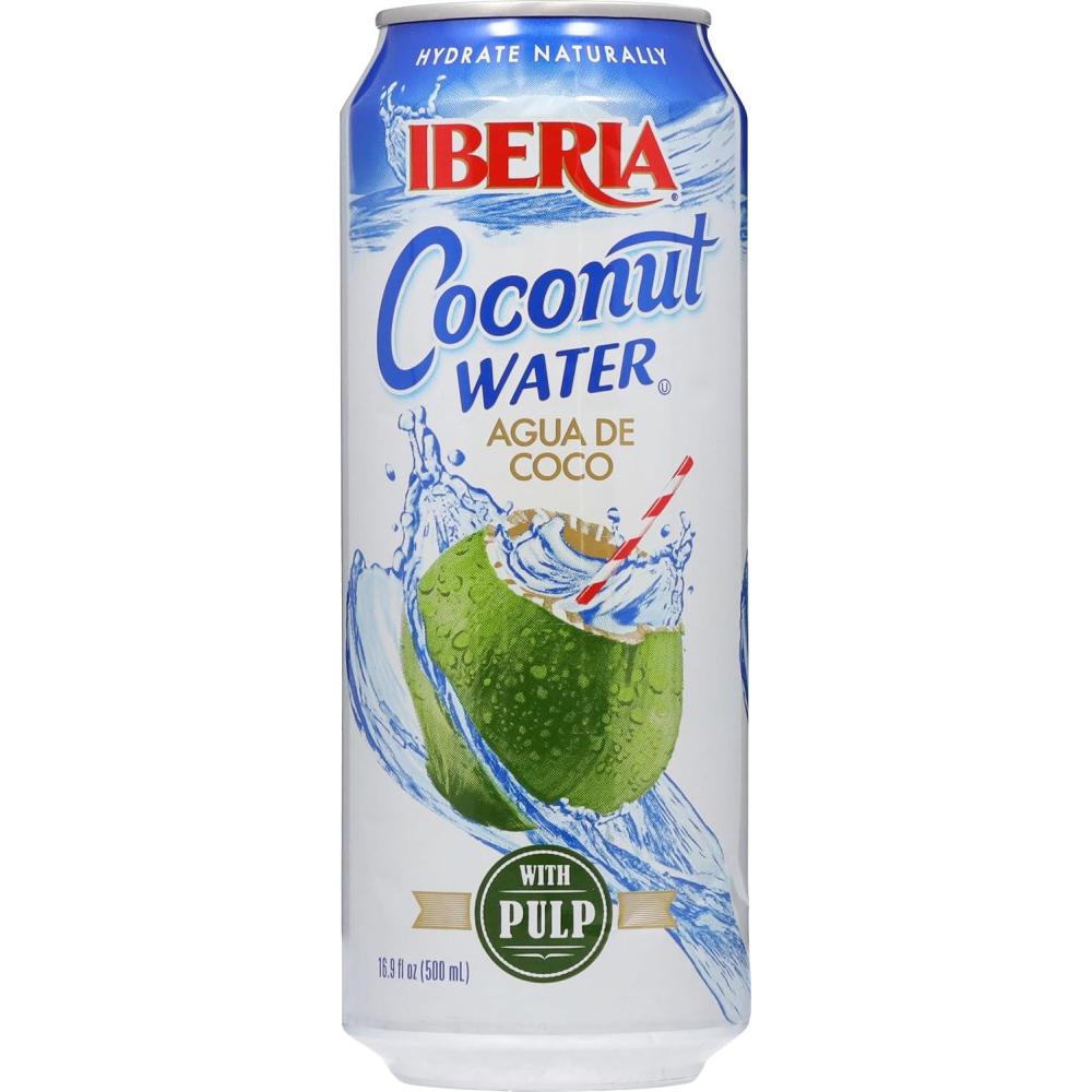 image:imageIberia Coconut Water No Pulp 1691 Fl Oz Pack of 24With Pulp