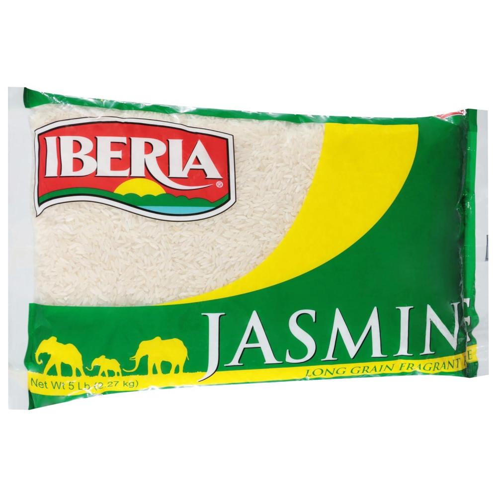 image:imageIberia Jasmine Rice 5 lbs Long Grain Naturally Fragrant Enriched Jasmine Rice5 Pound Pack of 1