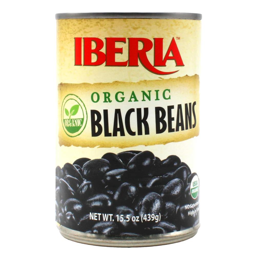 image:imageIberia Organic Black Beans 155 Ounce Pack of 24