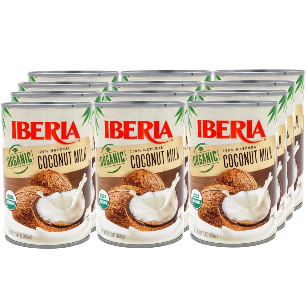image:imageIberia Organic Coconut Milk 135 fl oz Pack of 12Organic Coconut Milk