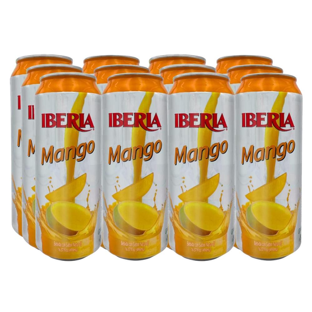 image:imageIberia Watermelon Juice Drink 1657 Fl Oz Pack of 12Mango 12 Pack Cans