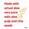 Iberia Aloe Vera Drink with Aloe Pulp and Chia Seeds 16.9 Ounce (Pack of 6) 2 X Watermelon & Acai, 2 x Mango, 2 x Pineapple(Variety Pack)