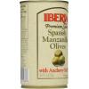 Iberia Premium Select Pitted Black Medium Olives, 6 Ounce (Pack of 12)(Olives with Anchovy)