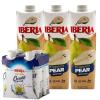 Iberia 100% Natural Coconut Water 11.1 Oz (Pack Of 4)+ Iberia Pear Nectar, 33.8 Fl Oz, Pack of 3(Coconut + Pear Nectar)