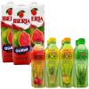 Iberia Aloe Vera Drink with Pure Aloe Pulp, Variety, (Pack of 8) + Iberia Guava Nectar, 33.8 fl. oz. (Pack of 3)(Aloe + Guava Nectar)
