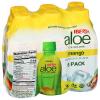 Iberia Aloe Vera Juice Drink With Aloe Pulp, Original, 9.5 Fl Oz, Pack of 6(Mango)