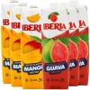 Iberia Mango Nectar, 1 Liter (Pack of 3) and Iberia Guava Nectar, 1 Liter (Pack of 3)