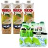 Iberia Pear Nectar, 33.8 Fl Oz (Pack of 3) + Iberia Aloe Vera Drink with Pulp 9.5 fl oz, Original (Pack of 6)