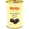 Iberia Premium Select Pitted Black Medium Olives, 6 Ounce (Pack of 12)(Pitted Black)