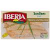 Iberia Skinless & Boneless Sardines in Tomato, 4.2 Ounce (Pack of 12) Gluten Free, Non GMO, Moist and Tender Low-Carb, Convenient Superfood(Sardines in Water)
