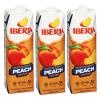 Iberia Watermelon Juice Drink, 16.57 Fl Oz (Pack of 12)(Peach)
