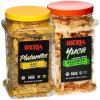 Iberia Yuca/Cassava Chips, 8.8 oz + Garlic Plantain Chips, 20 Oz.