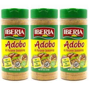 Iberia Adobo All Purpose Seasoning, Without Pepper, 16 oz(16.0 Ounce (Pack of 3))