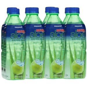 Iberia Aloe Vera Drink with Pure Aloe Pulp, Variety, (Pack of 8) 2 x Original, 2 x Mango, 2 x Pineapple, 2 x Strawberry(Coconut)
