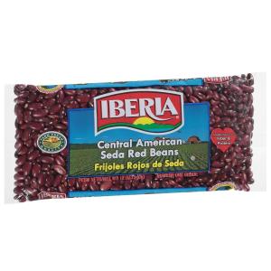 Iberia Central American Seda Red Beans Frijoles Rojos de Seda, 1.5 Pound (Pack of 1)(24 Ounce (Pack of 1))
