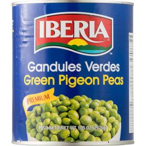 Iberia Green Pigeon Peas, 105 Oz(105 Ounce (Pack of 1))