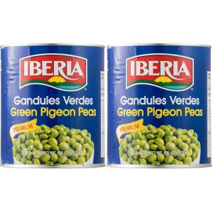 Iberia Green Pigeon Peas, 105 Oz(105 Ounce (Pack of 2))
