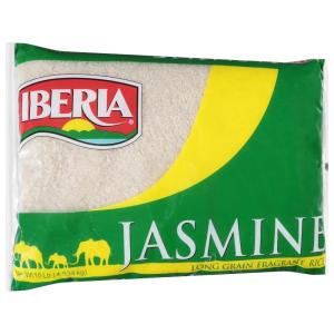 Iberia Jasmine Rice, 5 lbs. Long Grain Naturally Fragrant Enriched Jasmine Rice(10 Pound (Pack of 1))