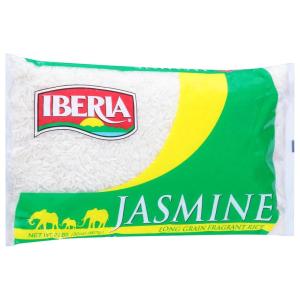 Iberia Jasmine Rice, 5 lbs. Long Grain Naturally Fragrant Enriched Jasmine Rice(2lb.)