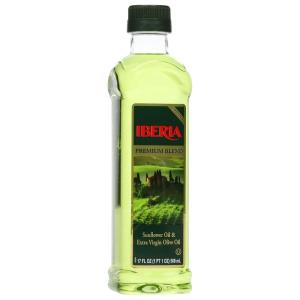 Iberia Premium Blend, Sunflower Oil & Extra Virgin Olive Oil, High Heat Frying, 68 Fl Oz(17 Fl Oz (Pack of 1))