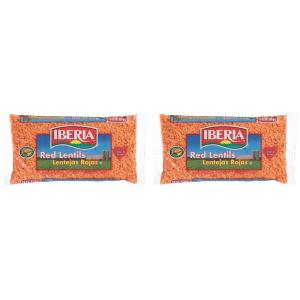 Iberia Red Lentil Beans, 12 Ounce(12 Ounce (Pack of 2))