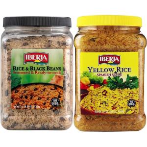 Iberia Seasoned Rice and Black Beans, 3.4 lb. and Iberia Spanish Yellow Rice, 3.4 lb.