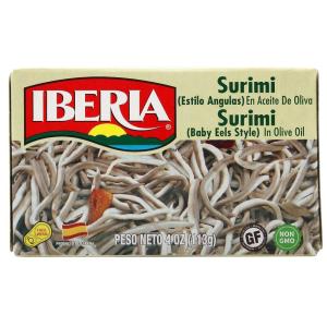 Iberia Skinless & Boneless Sardines in Tomato, 4.2 Ounce (Pack of 12) Gluten Free, Non GMO, Moist and Tender Low-Carb, Convenient Superfood(Baby Eels in Olive Oil)
