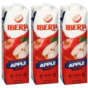 Iberia Watermelon Juice Drink, 16.57 Fl Oz (Pack of 12)(Apple)