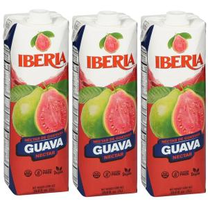 Iberia Watermelon Juice Drink, 16.57 Fl Oz (Pack of 12)(Guava)