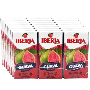 Iberia Watermelon Juice Drink, 16.57 Fl Oz (Pack of 12)(Guava Mini 24 Pack)