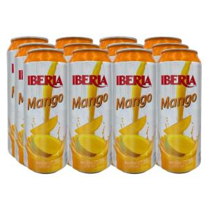 Iberia Watermelon Juice Drink, 16.57 Fl Oz (Pack of 12)(Mango 12 Pack Cans)