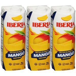 Iberia Watermelon Juice Drink, 16.57 Fl Oz (Pack of 12)(Mango)