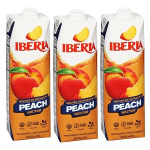 Iberia Watermelon Juice Drink, 16.57 Fl Oz (Pack of 12)(Peach)