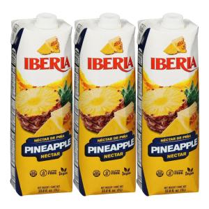 Iberia Watermelon Juice Drink, 16.57 Fl Oz (Pack of 12)(Pineapple)