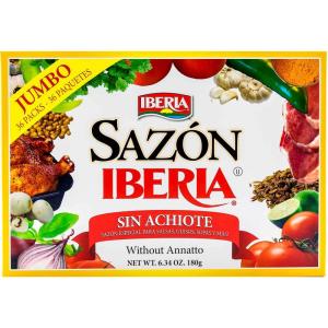Sazon Iberia Jumbo Pack with Coriander and Achiote 6.34 Oz 36 Packs(6.34 Ounce (Pack of 36))