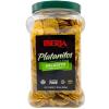 Iberia Salted Plantain Chips Jar 20 Ounce and Naturally Sweet Plantain Chips Jar 20 Ounce Bundle