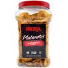 Iberia Salted Plantain Chips Jar 20 Ounce and Naturally Sweet Plantain Chips Jar 20 Ounce Bundle