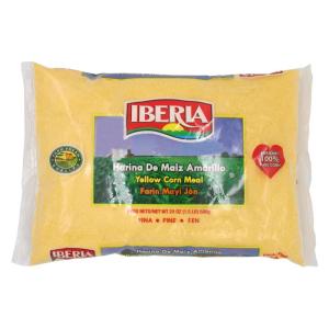 Iberia Yellow Corn Meal 4 Pounds, Freshly Milled Bulk Coarse Cornmeal(Coarse)