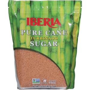 Iberia Pure Cane Raw Turbinado Sugar 2 lb(32 Ounce (Pack of 1))