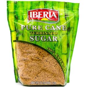 Iberia Pure Cane Raw Turbinado Sugar 2 lb(32 Ounce (Pack of 12))