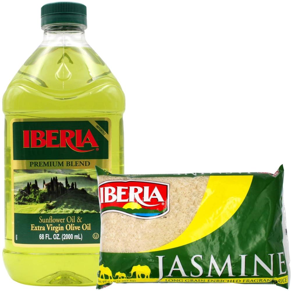image:imageIberia Sunflower and Extra Virgin Oil Blend 2L  Iberia Jasmine Rice 5lbJasmine  Oil Blend