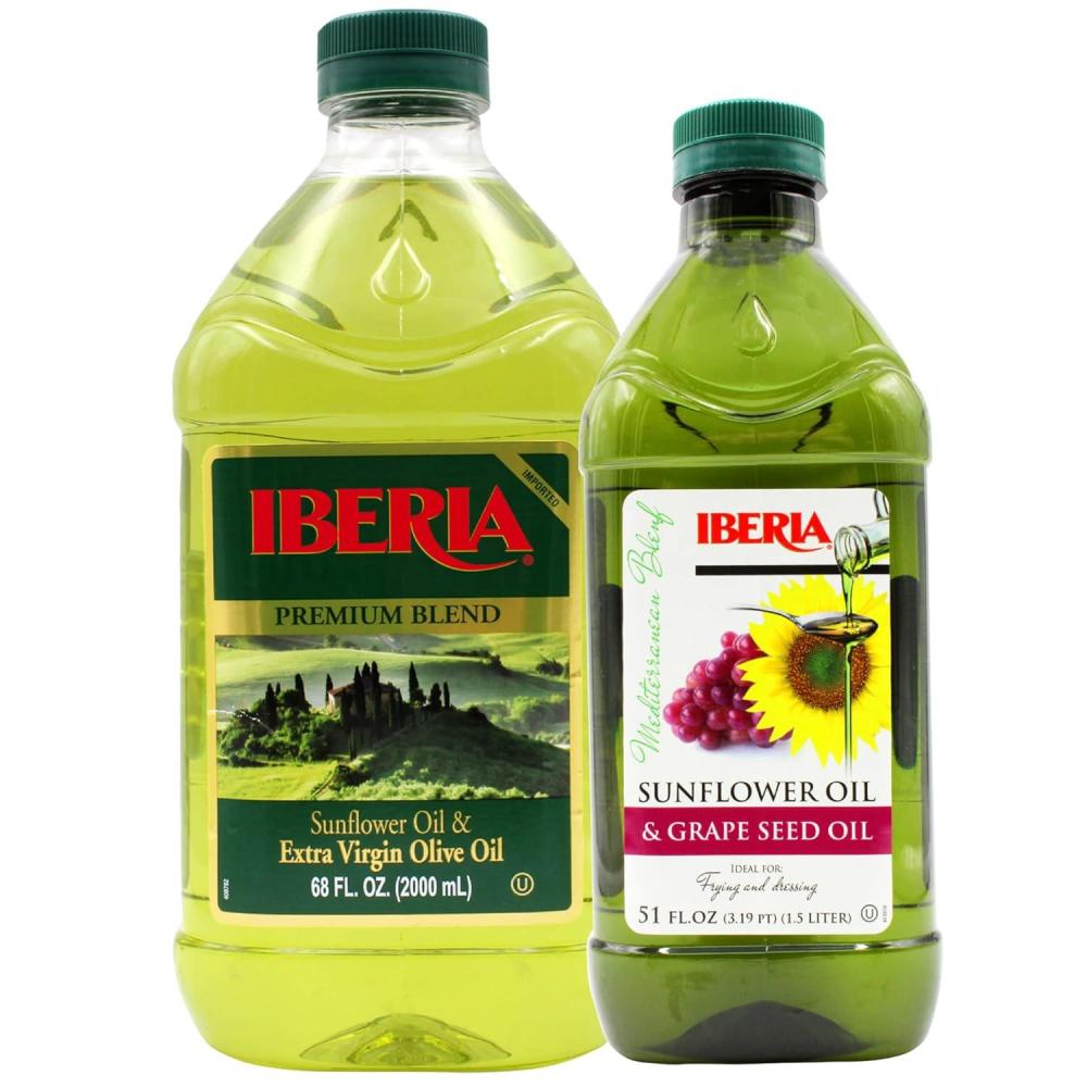 image:imageIberia Sunflower and Extra Virgin Oil Blend 2L  Iberia Sunflower amp Grapeseed Oil 51oz
