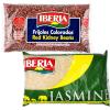 Iberia Sunflower and Extra Virgin Oil Blend, 2L + Iberia Jasmine Rice, 5lb.(Jasmine + Red Kidney)