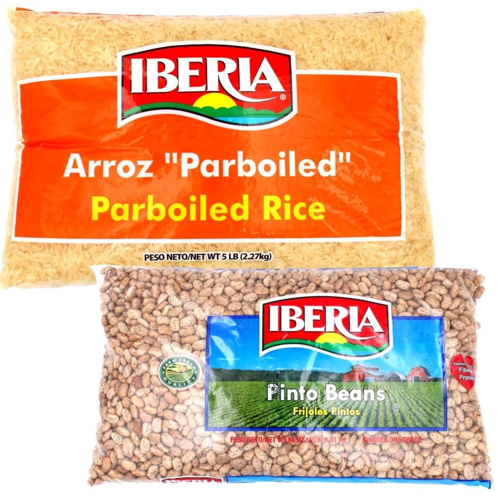 image:imageIberia Long Grain Parboiled Rice 5 lb  Iberia Pinto Beans 4 lb