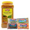 Iberia Dry Beans and Rice Variety Pack: Dry Lentils 12 oz, Red Lentils 12 oz, Roman Cranberry Beans 12 oz, Whole Green Peas 12 oz, Yellow Spanish Rice 6.25lb.