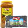 Iberia Jumbo Spanish Yellow Rice, 6.25 lb. and Iberia Bulk Dry Black Beans, 4 lb.