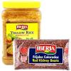 Iberia Red Kidney Beans, 4lb. and Iberia Yellow Rice 3.4lb.(Yellow Rice + Red Kidney)